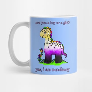 Yes, I'm nondinory! Mug